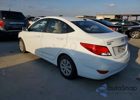 2016 Hyundai Accent Se z USA, uszkodzony, nr VIN KMHCT4AE6GU116484